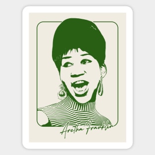 Aretha Franklin /// Retro Soul Fan Design Sticker